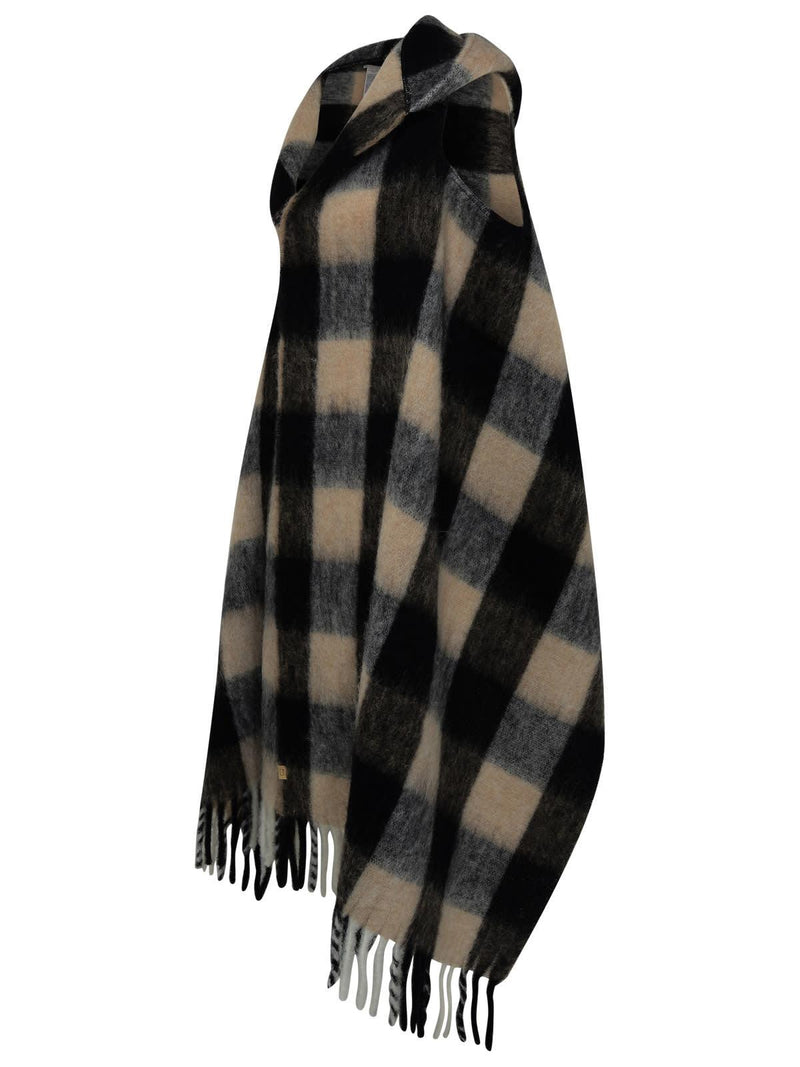 Two-tone Alpaca Blend Cape Scarf Woolrich - Women - Piano Luigi