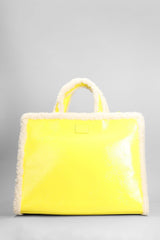 UGG Shopper Crinkle M Shoulder Bag In Yellow Leather - Women - Piano Luigi