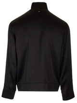 Valentino Black Enver Satin Acetate Jacket - Men - Piano Luigi