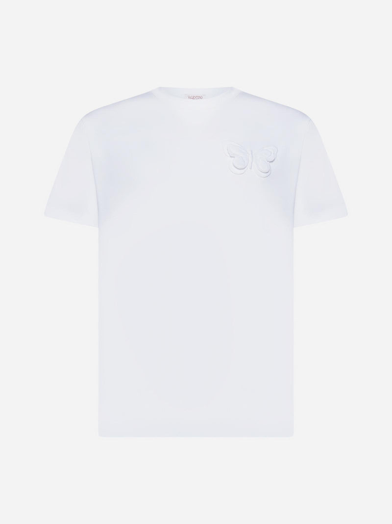 Valentino Butterfly Cotton T-shirt - Men - Piano Luigi