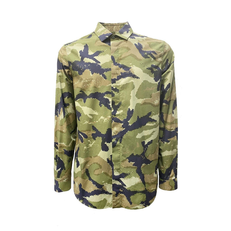 Valentino Camouflage Army Shirt - Men - Piano Luigi