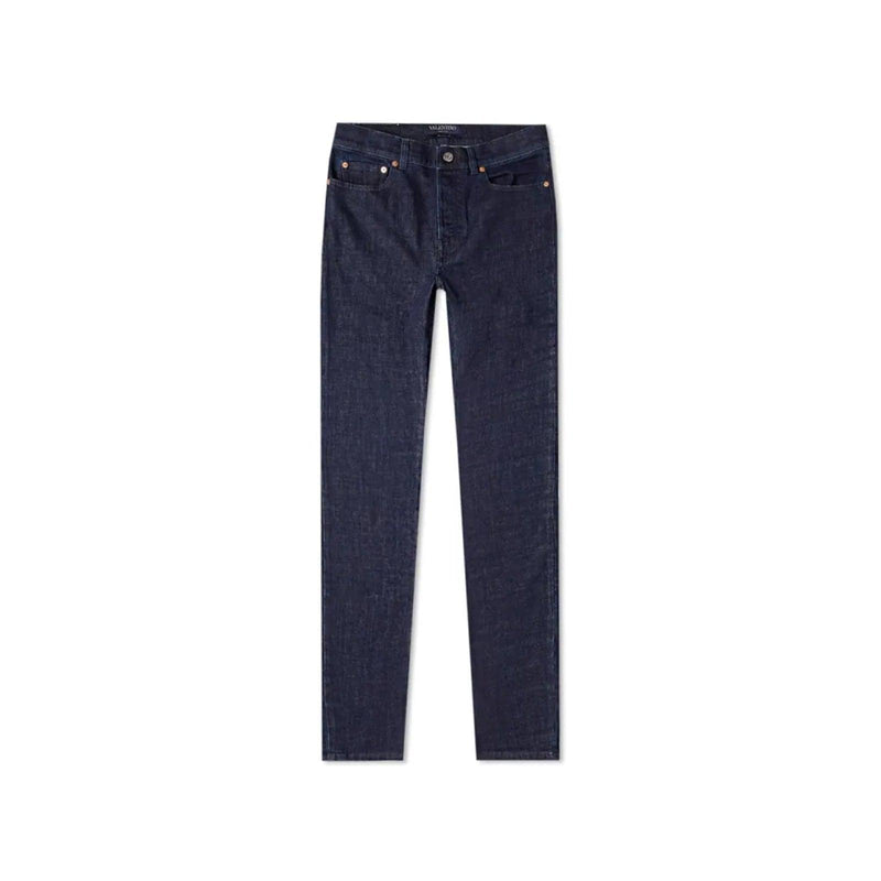 Valentino Cotton Denim Skinny Jeans - Men - Piano Luigi