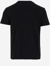 Valentino Cotton T-shirt With Signature Vlogo Patch - Men - Piano Luigi