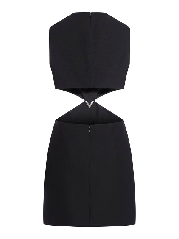 Valentino Dress Solid Crepe Couture - Women - Piano Luigi