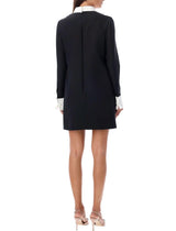 Valentino Ruffled Long-sleeved Mini Dress - Women - Piano Luigi