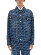 Valentino Toile Iconographe Denim Jacket - Men - Piano Luigi