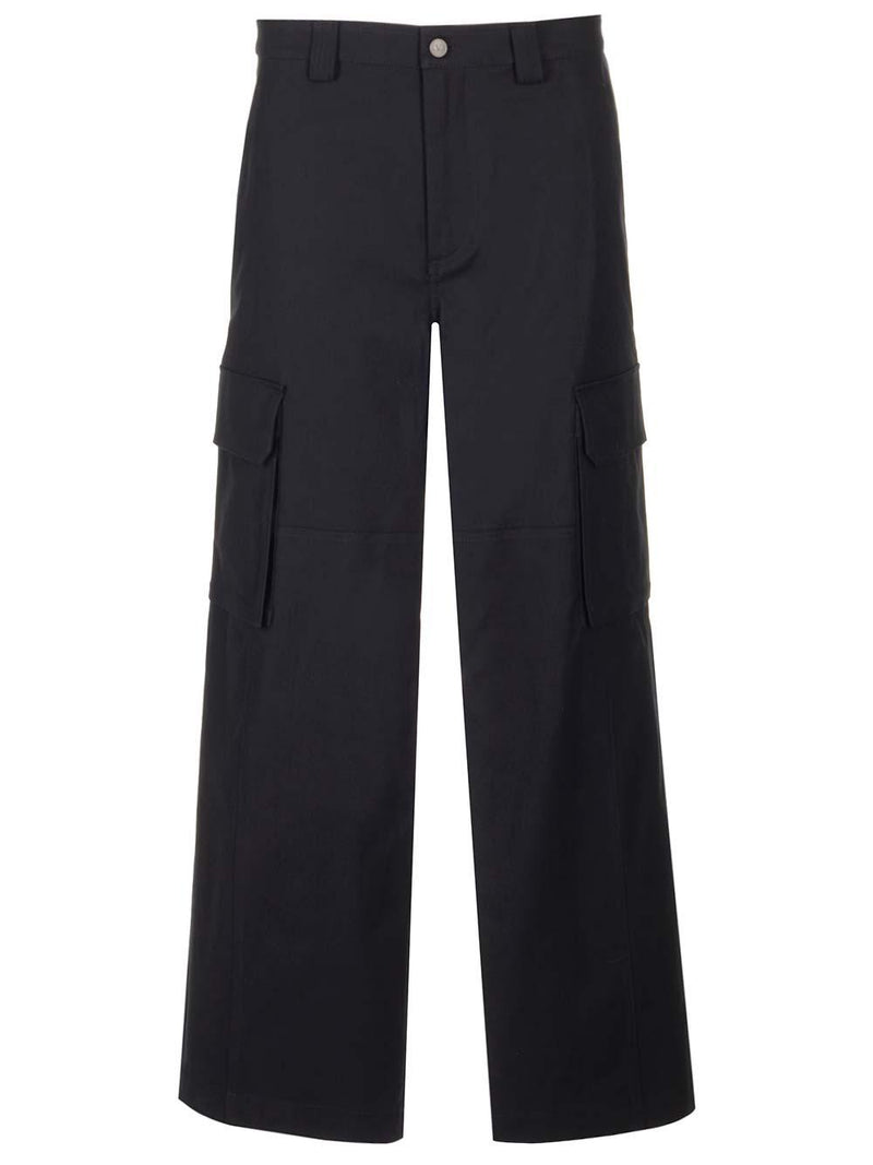 Valentino Wide Leg Cargo Trousers - Men - Piano Luigi