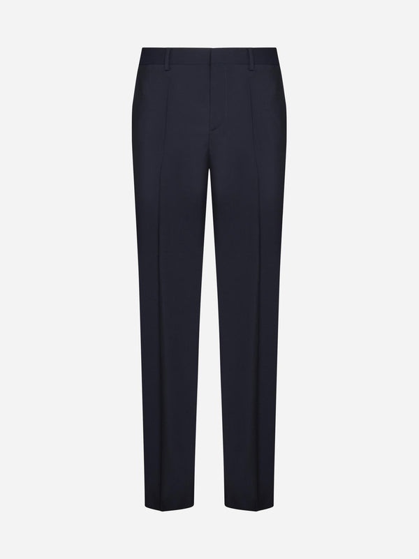 Valentino Wool And Mohair Trousers - Men - Piano Luigi