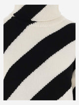 Valentino Wool Sweater With Striped Pattern - Women - Piano Luigi