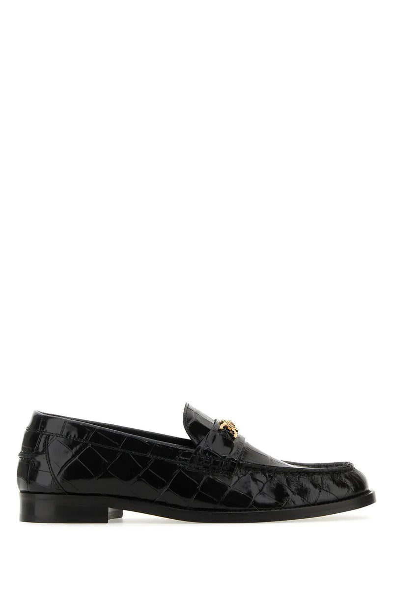 Versace 20mm Calf Leather Loafers - Women - Piano Luigi