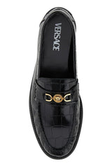 Versace 20mm Calf Leather Loafers - Women - Piano Luigi