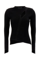 Versace Asymmetric Knitted Jumper - Women - Piano Luigi