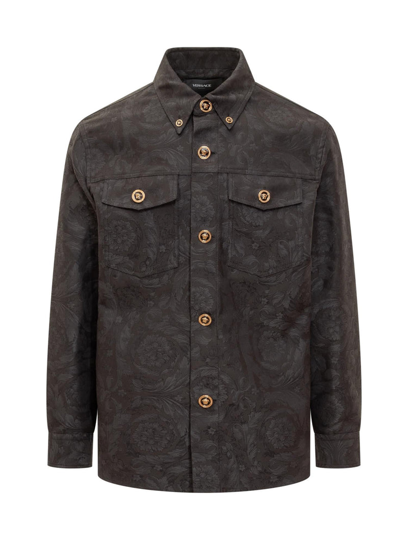 Versace Barocco Jacquard Shirt - Men - Piano Luigi