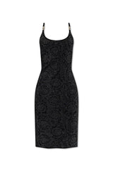 Versace Barocco Lurex Stretched Dress - Women - Piano Luigi