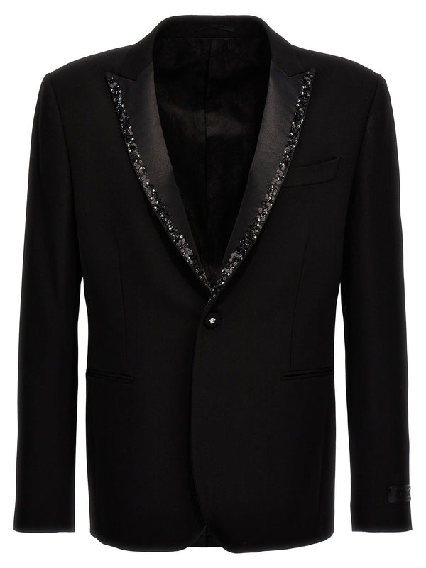 Versace Blazer With Trim - Men - Piano Luigi