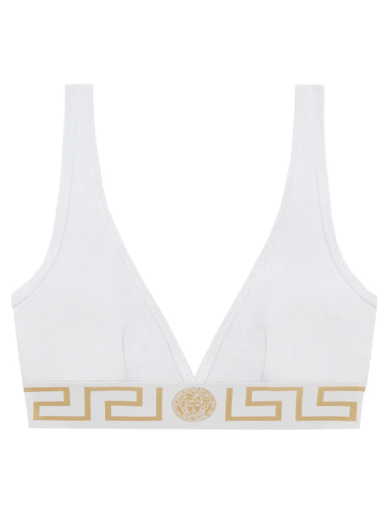 Versace Bralette Con Bordo Greca - Women - Piano Luigi