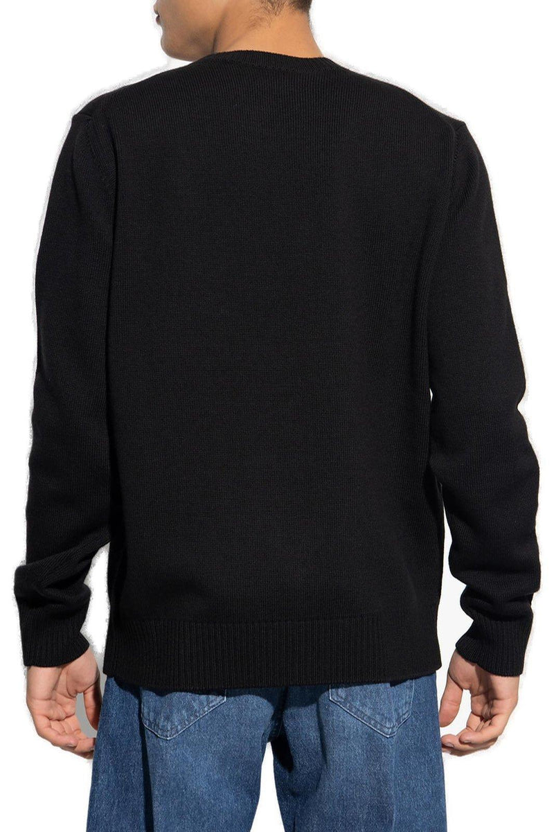 Versace City Lights Embroidered Crewneck Jumper - Men - Piano Luigi