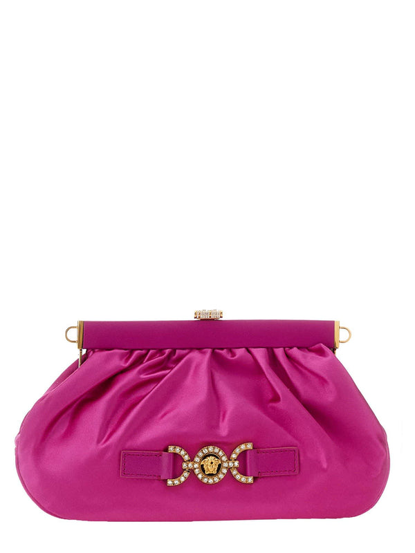 Versace Clutch With Medusa Plaque - Women - Piano Luigi