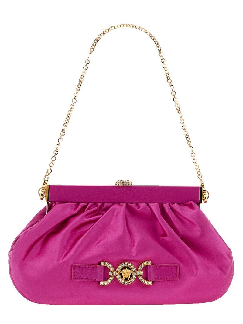 Versace Clutch With Medusa Plaque - Women - Piano Luigi