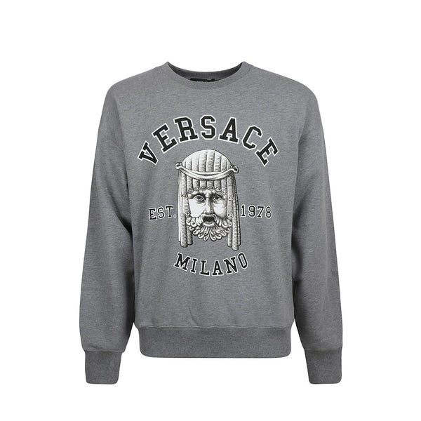 Versace Cotton Crewneck Sweatshirt - Men - Piano Luigi