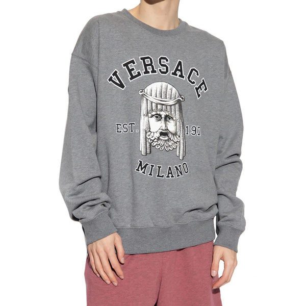 Versace Cotton Crewneck Sweatshirt - Men - Piano Luigi