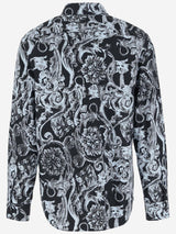 Versace Cotton Shirt With Baroque Print - Men - Piano Luigi