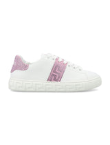 Versace Crystal Greca Sneakers - Women - Piano Luigi