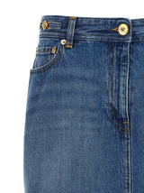 Versace Denim Mini Skirt - Women - Piano Luigi