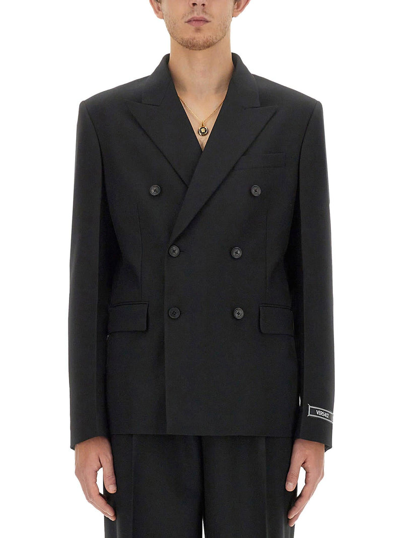 Versace Double-breasted Blazer - Men - Piano Luigi