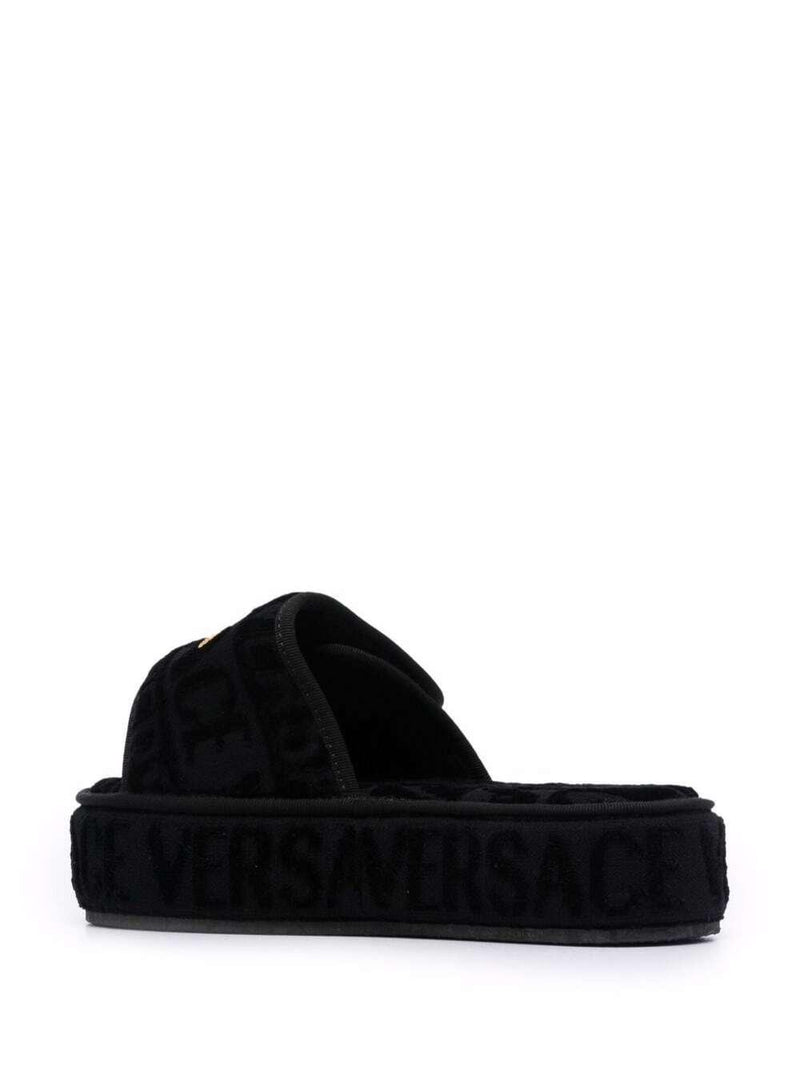 Versace Fabric Slippers - Women - Piano Luigi