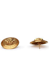 Versace Gold Brass Tribute Medusa Earrings - Women - Piano Luigi