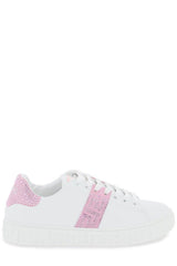 Versace Greca Embellished Lace-up Sneakers - Women - Piano Luigi