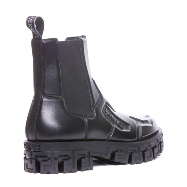 Versace Greca Portico Boots - Men - Piano Luigi