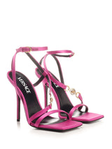 Versace High Heel Satin Sandals - Women - Piano Luigi