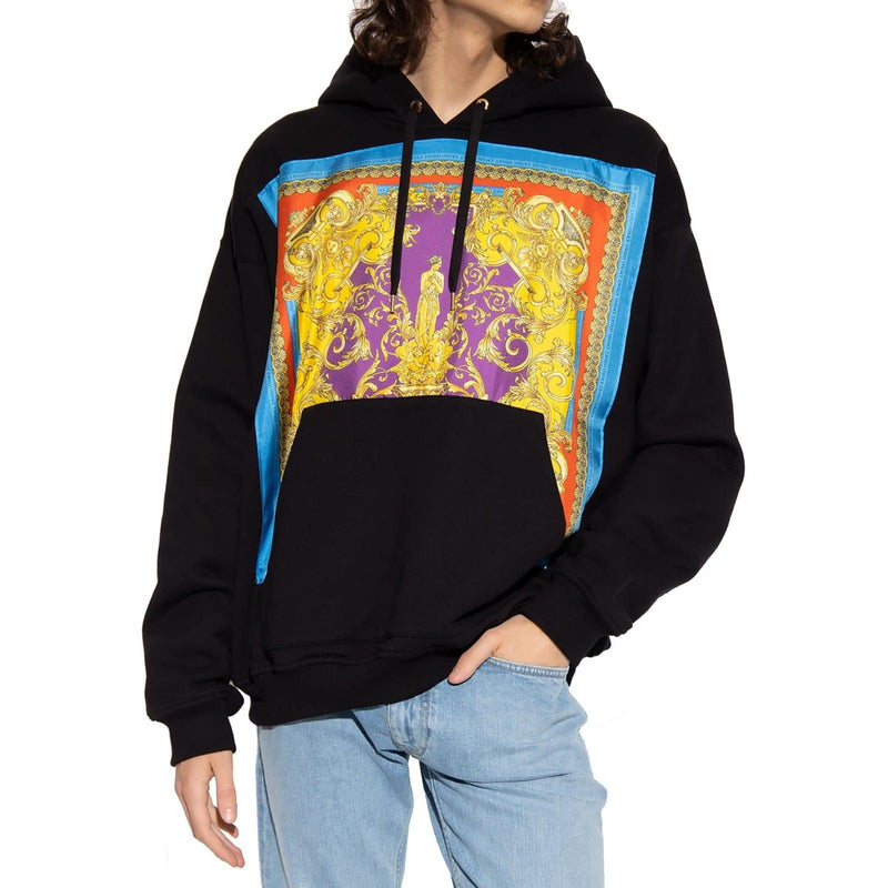 Versace Hooded Patch Sweatshirt - Men - Piano Luigi