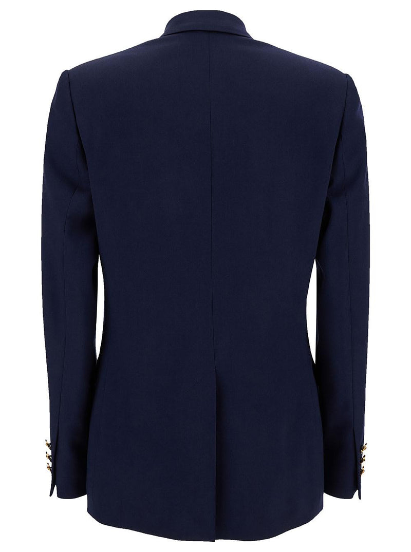 Versace Inforrmal Double Breasted Blazer - Women - Piano Luigi