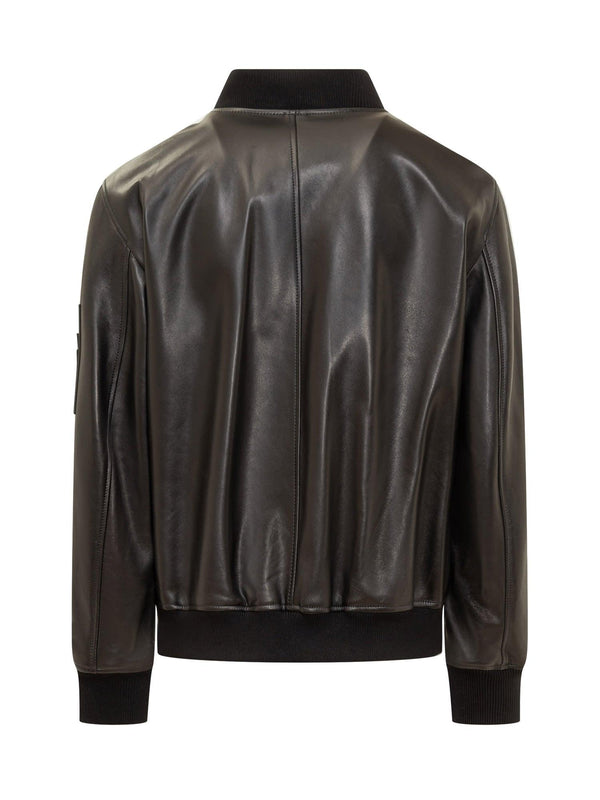 Versace Leather Blouson - Men - Piano Luigi