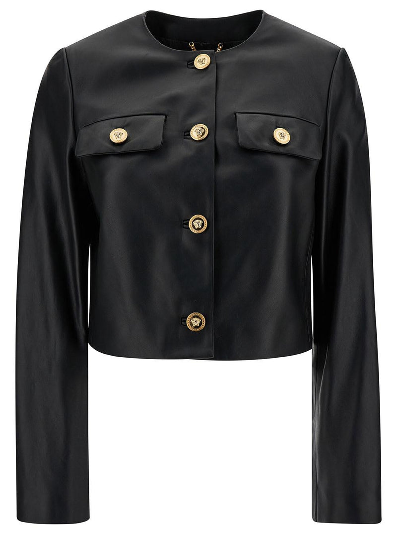 Buy Versace Coupe De Deaux Bomber Jacket In White - White Gold & Black At  44% Off | Editorialist