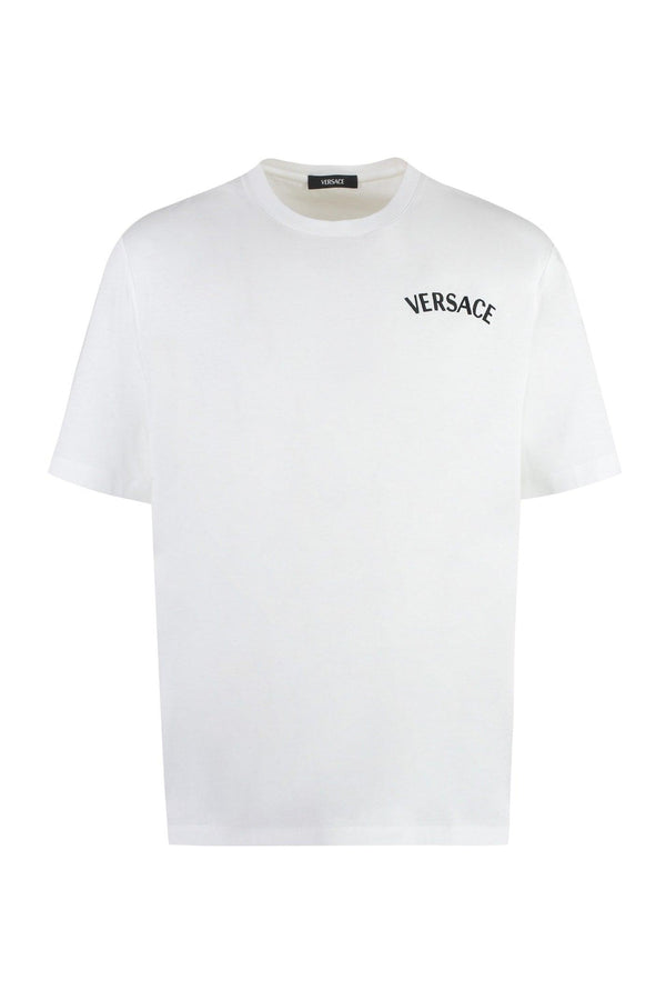 Versace Logo Cotton T-shirt - Men - Piano Luigi