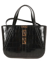 Versace Logo Engraved Tote - Women - Piano Luigi