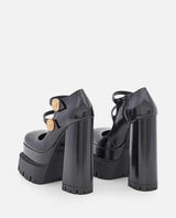 Versace Mary Jane Leather Platform Heels - Women - Piano Luigi