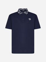 Versace Medusa And Greca Cotton Polo Shirt - Men - Piano Luigi