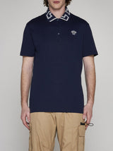 Versace Medusa And Greca Cotton Polo Shirt - Men - Piano Luigi