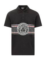 Versace Medusa Piquet Polo - Men - Piano Luigi