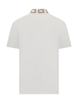 Versace Medusa With Greca Jacquard Polo Shirt - Men - Piano Luigi