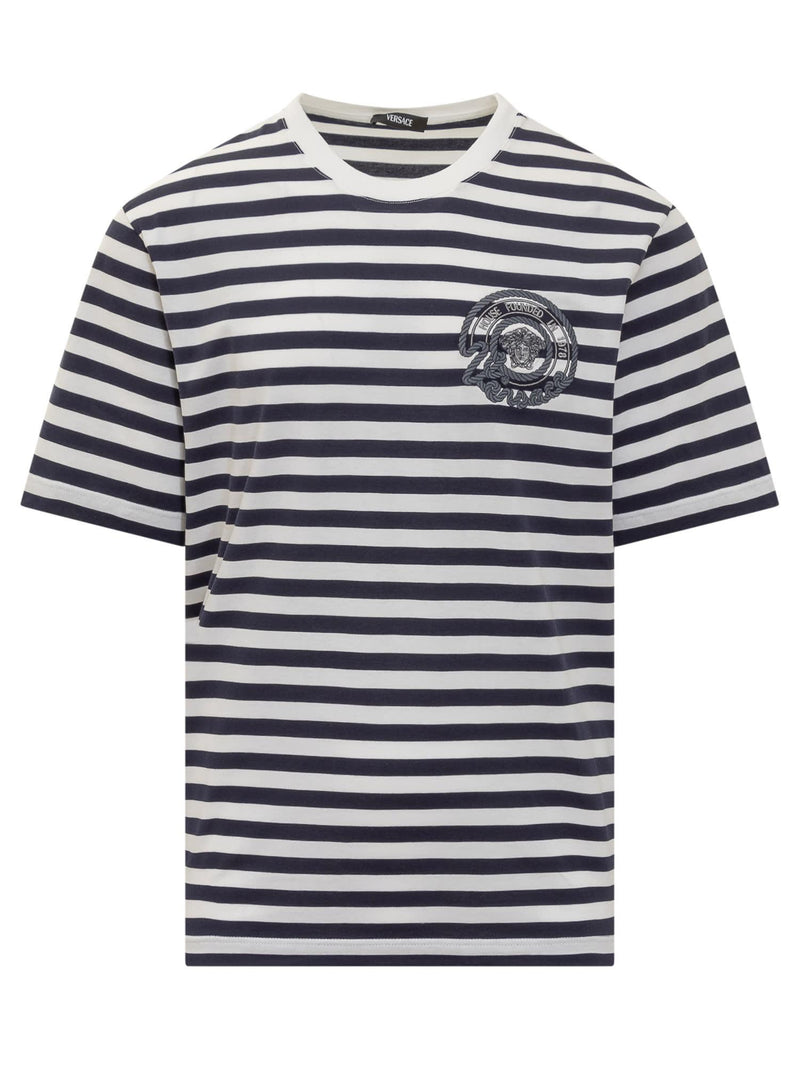 Versace Nautical Stripe T-shirt - Men - Piano Luigi