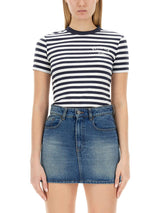 Versace Nautical Stripe T-shirt - Women - Piano Luigi