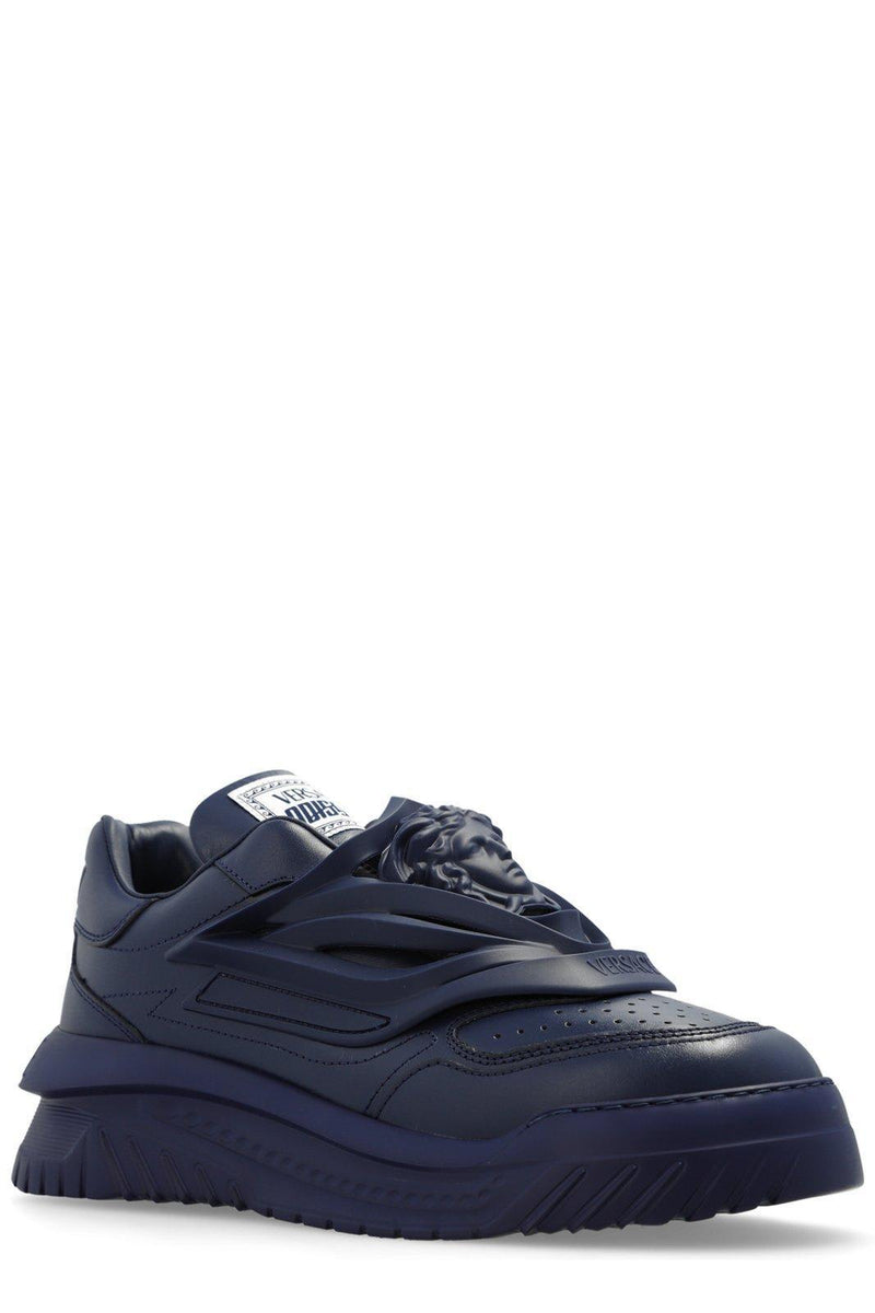 Versace Odissea Logo Patch Sneakers - Men - Piano Luigi