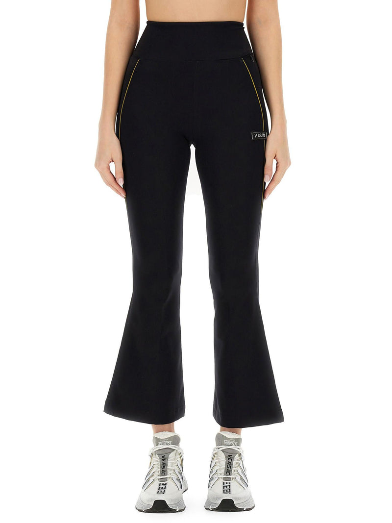 Versace Pants With Logo - Women - Piano Luigi