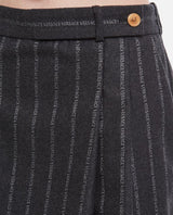 Versace Pleated Striped Miniskirt - Women - Piano Luigi